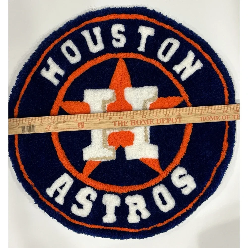 Houston Astros Round Logo Accent Rug 22